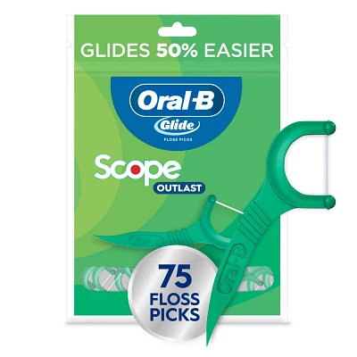 Oral-B Glide Mint Dental Floss Picks with Long Lasting Scope Flavor