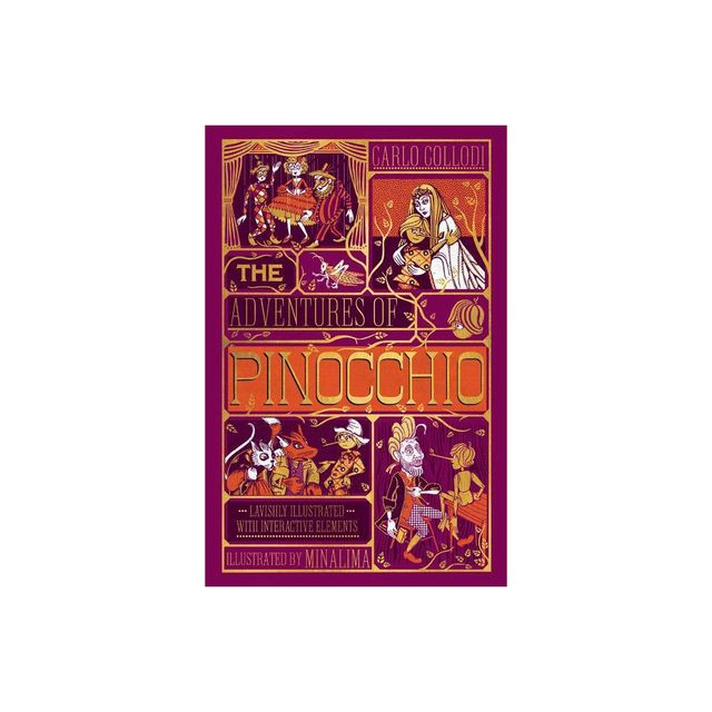 The Adventures of Pinocchio (Minalima Edition) - by Carlo Collodi (Hardcover)