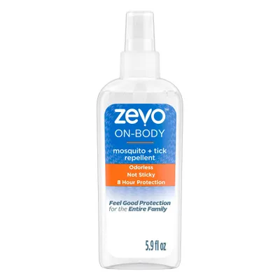 Zevo On Body Pump Spray Personal Repellents and Bug Sprays - 6oz