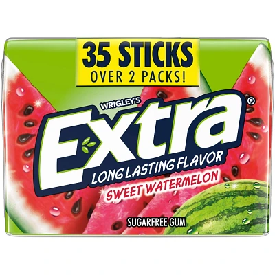 Extra Sweet Watermelon Sugar Free Chewing Gum Pack - 35ct