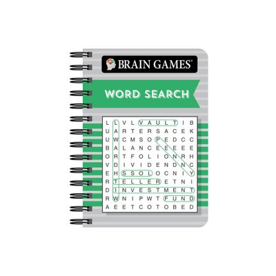 Brain Games - To Go - Word Search (Green) - by Publications International Ltd & Brain Games (Spiral Bound)