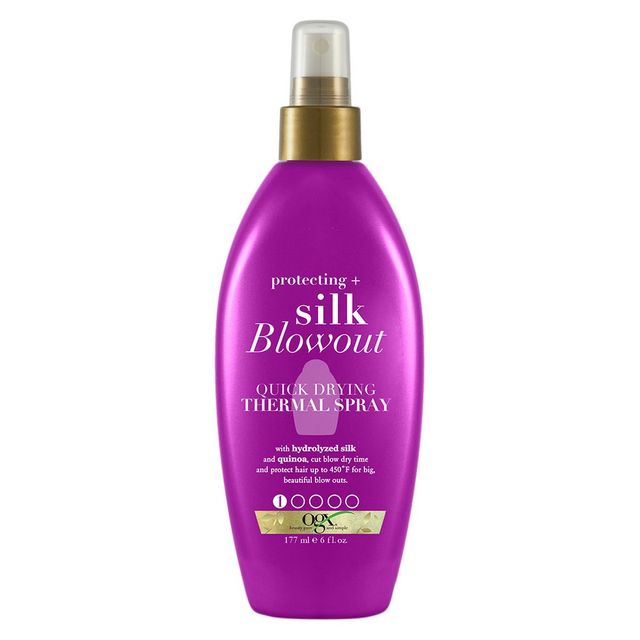 OGX Protecting + Silk Blowout Quick Drying Thermal Spray - 6 fl oz