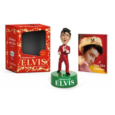 Christmas with Elvis Bobblehead - (Rp Minis) by Robert K Elder (Paperback)