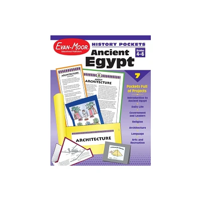 History Pockets: Ancient Egypt, Grade 4 - 6 Teacher Resource - by Evan-Moor Educational Publishers (Paperback)