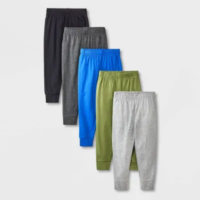 Toddler Boys 5pk Jersey Jogger Pants