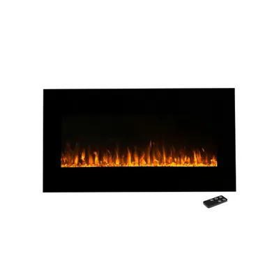 Northwest 42 Electric Fireplace Wall Mounted Led Fire And Ice Flame with Remote