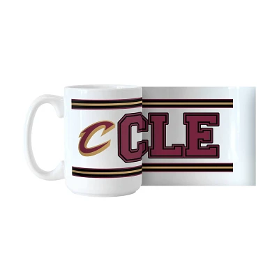 NBA Cleveland Cavaliers Stripe Sublimated Mug - 15oz