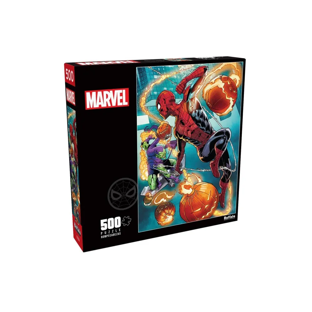 Buffalo Games Marvel: Spider-Man vs. Green Goblin Jigsaw Puzzle - 500pc |  MarketFair Shoppes