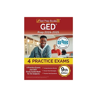 GED Prep 2024-2025 - by Lydia Morrison (Paperback)