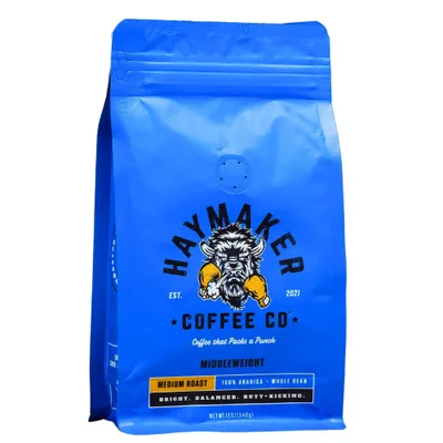 Haymaker Coffee Medium Roast Whole Beans - 12oz