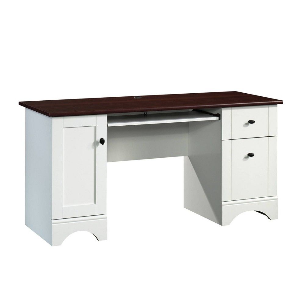 target white computer desk