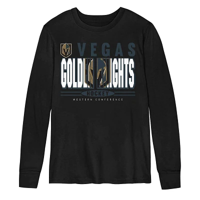 NH Vegas Golden Ks Boys ong Sleeve T-Shirt