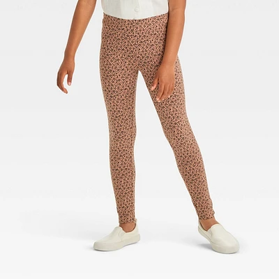 Girl Mini Leopard Printed Legging