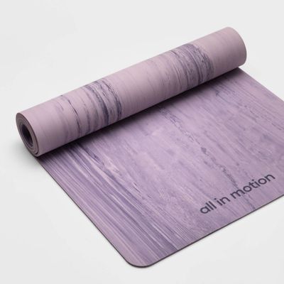 Natural Rubber Yoga Mat 5mm Violet - All In Motion