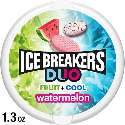 Ice Breakers Duo Watermelon Sugar Free Mint Candies - 1.3oz