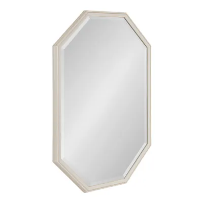 Oakhurst Octagon Wall Mirror White - Kate & Decor: Traditional Style