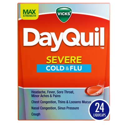 Vicks DayQuil Severe Cold & Flu Medicine LiquiCaps - 24ct