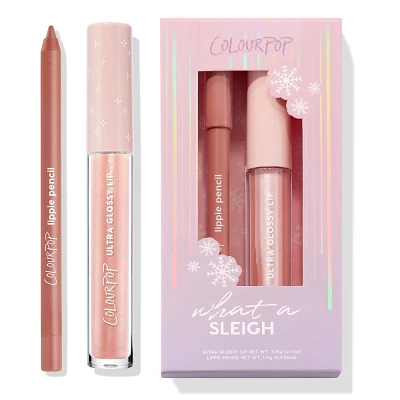 ColourPop Ultra Glossy Lip and Lippie Pencil Duo  What a Sleigh - 0.12 oz