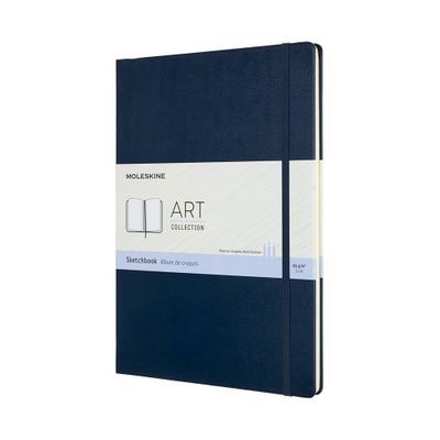 Moleskine Art Sketchbook A4 : Hard Cover, Acid-Free Paper, Elastic Closure, Pocket, Ribbon Marker, 96 Pages