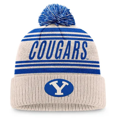 NCAA BYU Cougars Cuffed Pom Beanie