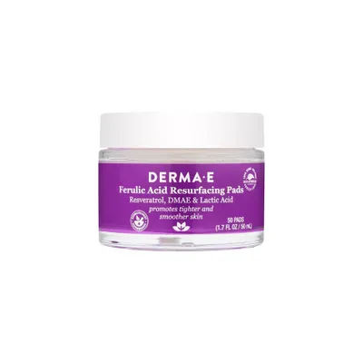 derma e Ferulic Acid Resurfacing Pads - 50ct