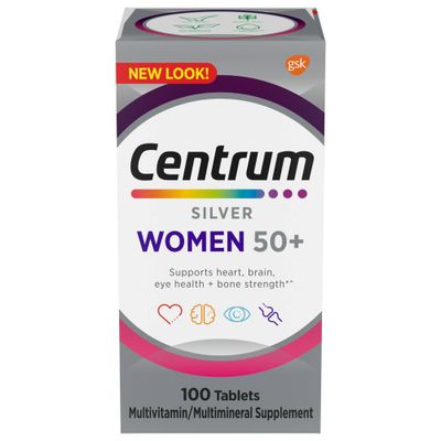 Centrum Silver Women 50+ Multivitamin/Multimineral Supplement Tablets - 100ct