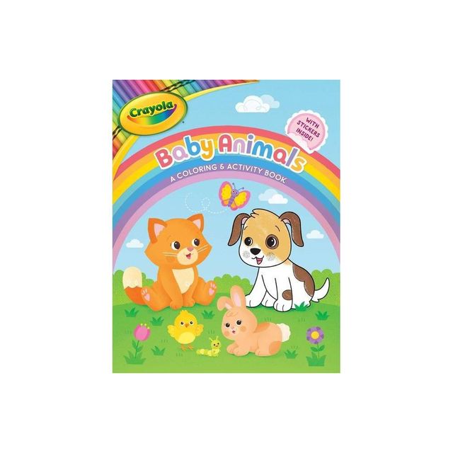 Crayola Baby Animals: A Coloring & Activity Book - (Crayola/Buzzpop) (Paperback)