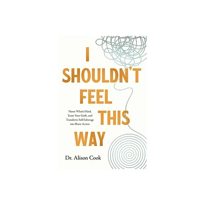 I Shouldnt Feel This Way - by Alison Cook Phd (Paperback)