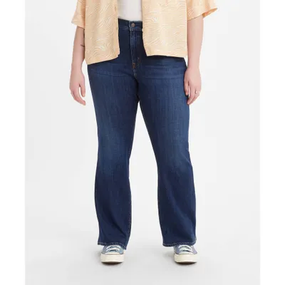 Levis Womens Plus Size 726 High-Rise Flare Jeans