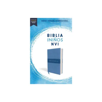 Nvi, Biblia Para Nios Revisin 2022, Leathersoft, Azul Celeste, Comfort Print - by Nueva Versin Internacional & Vida (Leather Bound)