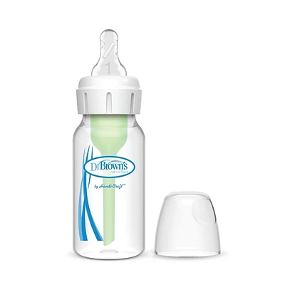 Dr. Browns 4oz Anti-Colic Options+ Narrow Baby Bottle with Level 1 Slow Flow Nipple - 0m+