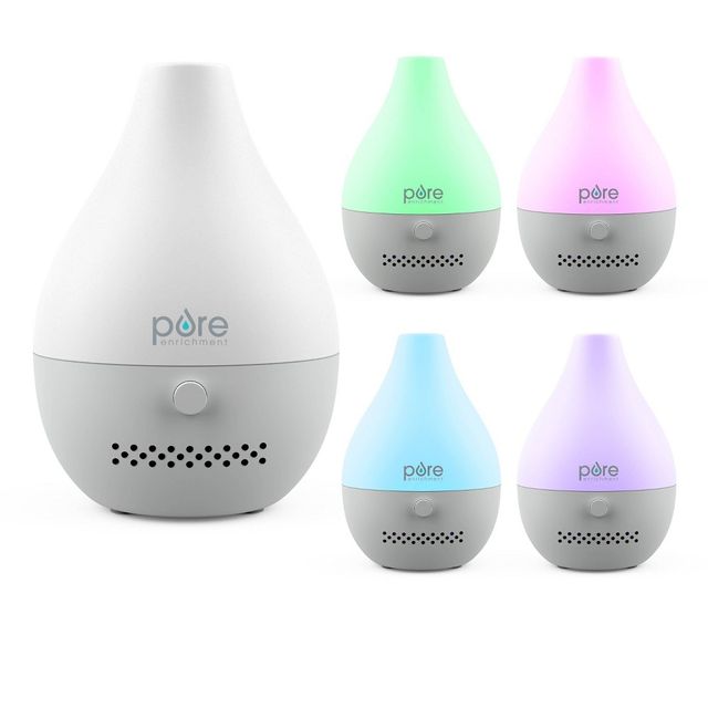 USB Aroma Diffuser - Pure Enrichment: Compact, Quiet, Mood Light, USB Powered