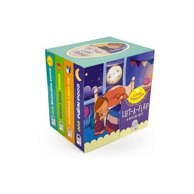 Little Sunbeams Religious Lift-A-Flap 4-Book Set (Little Sunbeams) - by Cottage Door Press (Board Book)