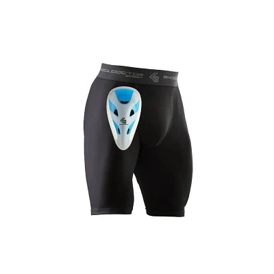 Shock Doctor Compression Shorts with Cup Adult - Black M