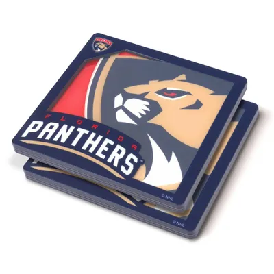 NHL Florida Panthers 3D Logo Series Coasters