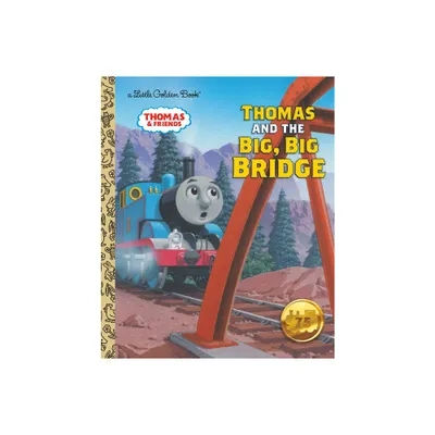 Thomas and the Big, Big Bridge (Thomas & Friends) - (Little Golden Book) by W Awdry (Hardcover)