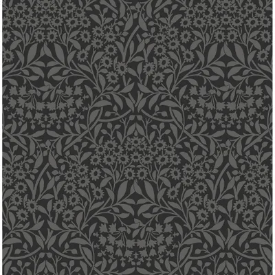 NuWallpaper Darcy Peel and Stick Wallpaper Charcoal