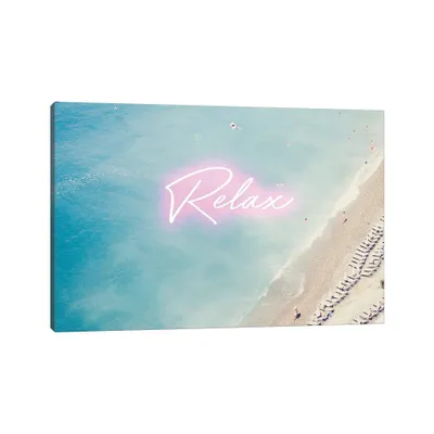 Neon Relax by Grace Digital Art Co - iCanvas: Gallery Wrap, Fade-Resistant