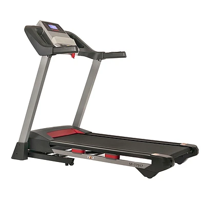 Sunny Health & Fitness Incline Treadmill with Bluetooth Speakers and USB Charging Function