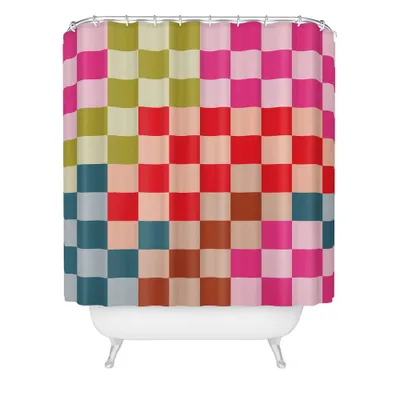 Camilla Foss Gingham Shower Curtain - Deny Designs