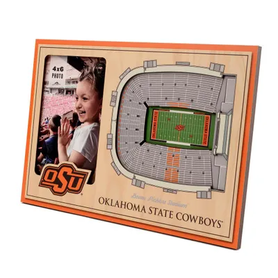 4 x 6 NCAA Oklahoma State Cowboys 3D StadiumViews Picture Frame