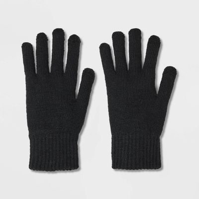 Mens Classic Knit Touch Gloves