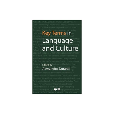 Key Terms - by Alessandro Duranti (Paperback)