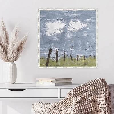 Amanti Art 22x22 Days Gone By I by Jade Reynolds Framed Canvas Wall Art Print: Traditional Style, Polystyrene Frame, Nature Scene