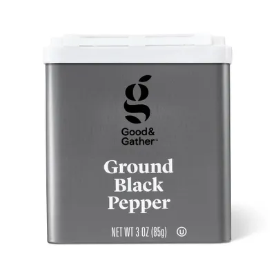 Ground Black Pepper - 3oz - Good & Gather