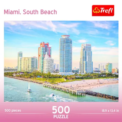 Trefl Miami South Beach Jigsaw Puzzle - 500pc