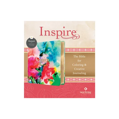 Inspire Prayer Bible Nlt, Filament Enabled (Leatherlike, Joyful Colors with Gold Foil Accents) - (Leather Bound)