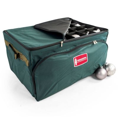 TreeKeeper 3 Tray Ornament Keeper Storage Bag with Front Pocket