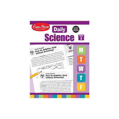 Daily Science, Grade 3 Teacher Edition - by Evan-Moor Educational Publishers (Paperback)