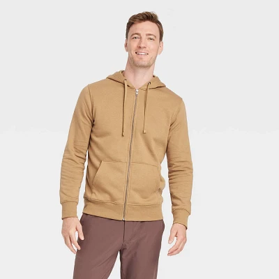 Mens Hooded Zip-Up Sweatshirt